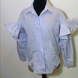 Silvia Tcherassi baby blue blouse